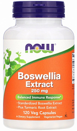 NOW Boswellia Extract 250 mg (120 капс.)