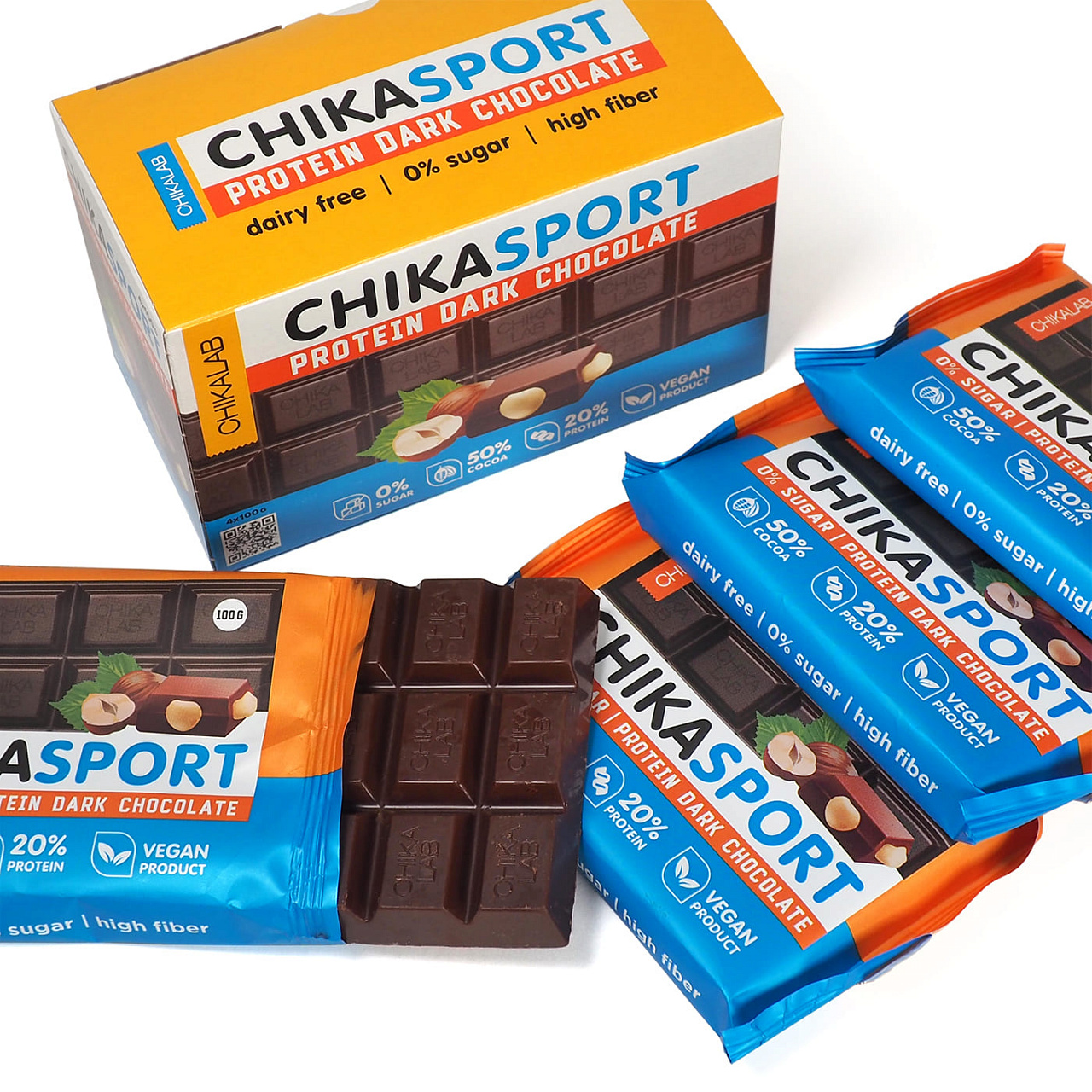 CHIKALAB Шоколад темный (100 гр.)
