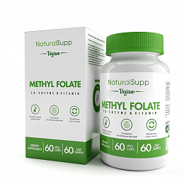 Natural Supp Methyl Folate Vegan (60 капс.)