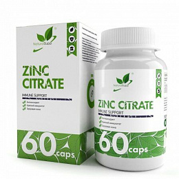 Natural Supp Zinc Citrate (60 капс.)