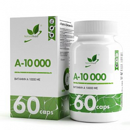 Natural Supp Vitamin A-10000 (60 капс.)