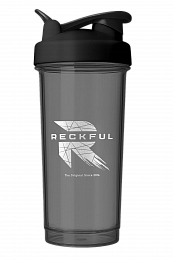 Reckful Шейкер Bottle PC Black Clear (600 мл.)