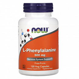 NOW Phenylalanine 500mg (120 капс.)