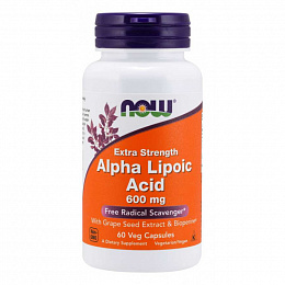 NOW Alpha Lipoic Acid 600мг (60 капс.)