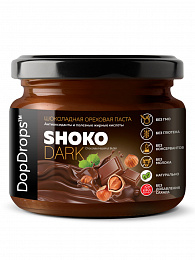 DopDrops Паста темный шоколад и фундук "Shoko Dark Hazelnut Butter" (250 гр)