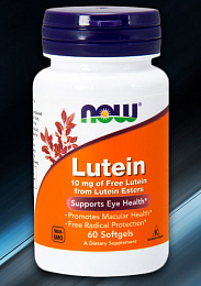 NOW Lutein 10mg (60 капс.)