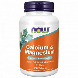 Now Calcium Magnesium (100 табл.)