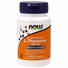 NOW L-Theanine 200 мг (60 капс.)