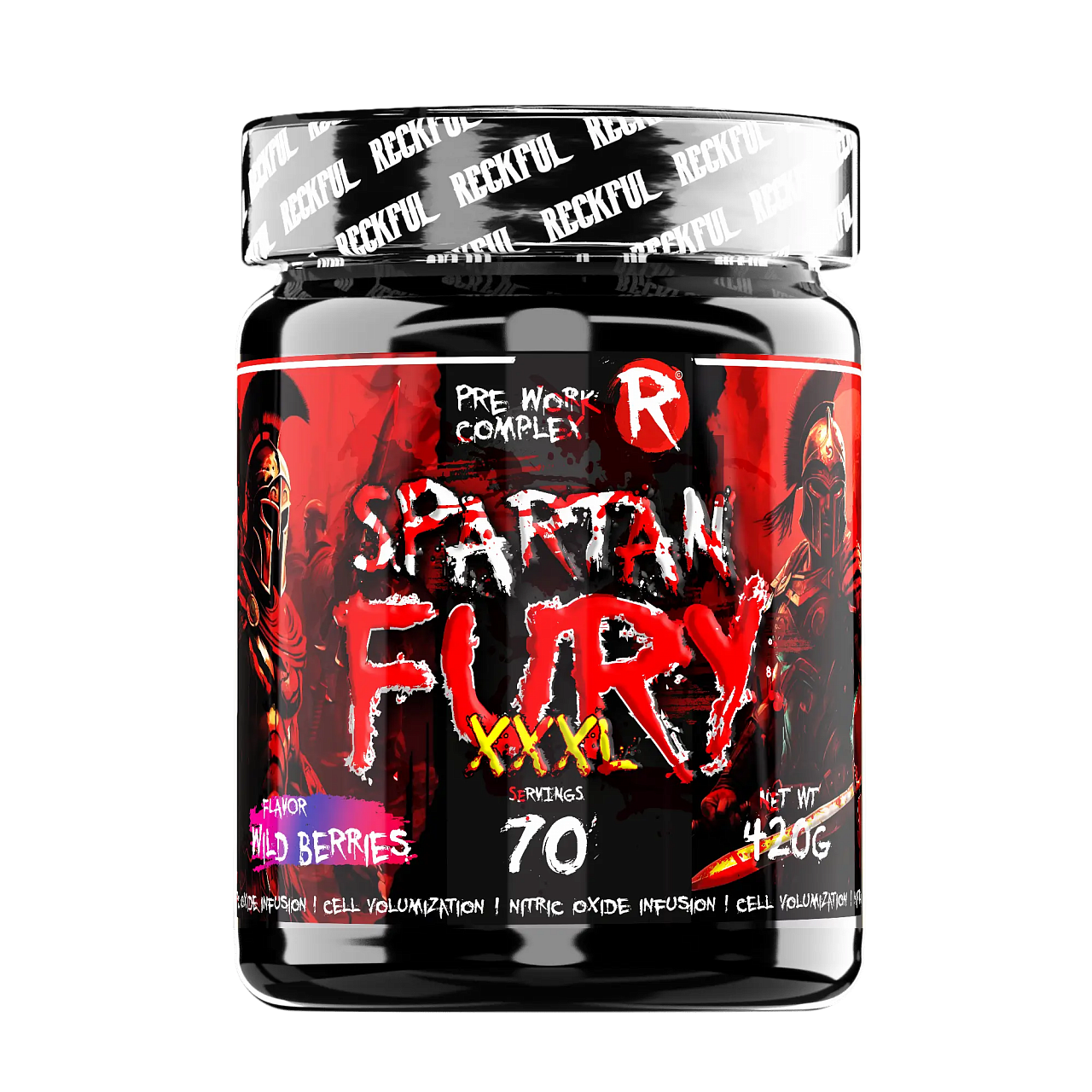 Reckful Reckful Spartan Fury Pre-workout XXXL  (70 порций)