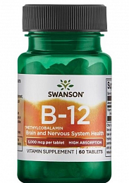 Swanson Vitamin B12 (60 табл.)