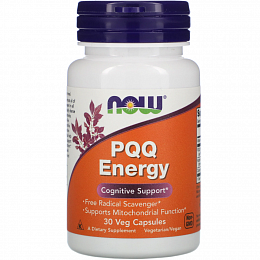 NOW PQQ Energy 20mg plus (30 капс.)