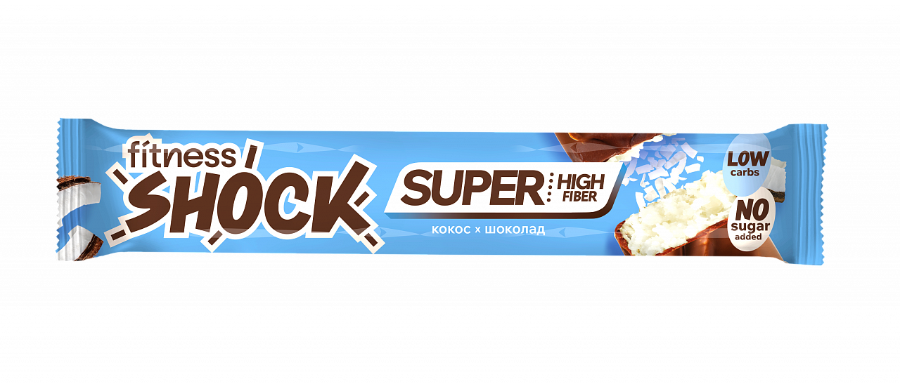 Батончик SUPER FitnesShock (80 гр.)