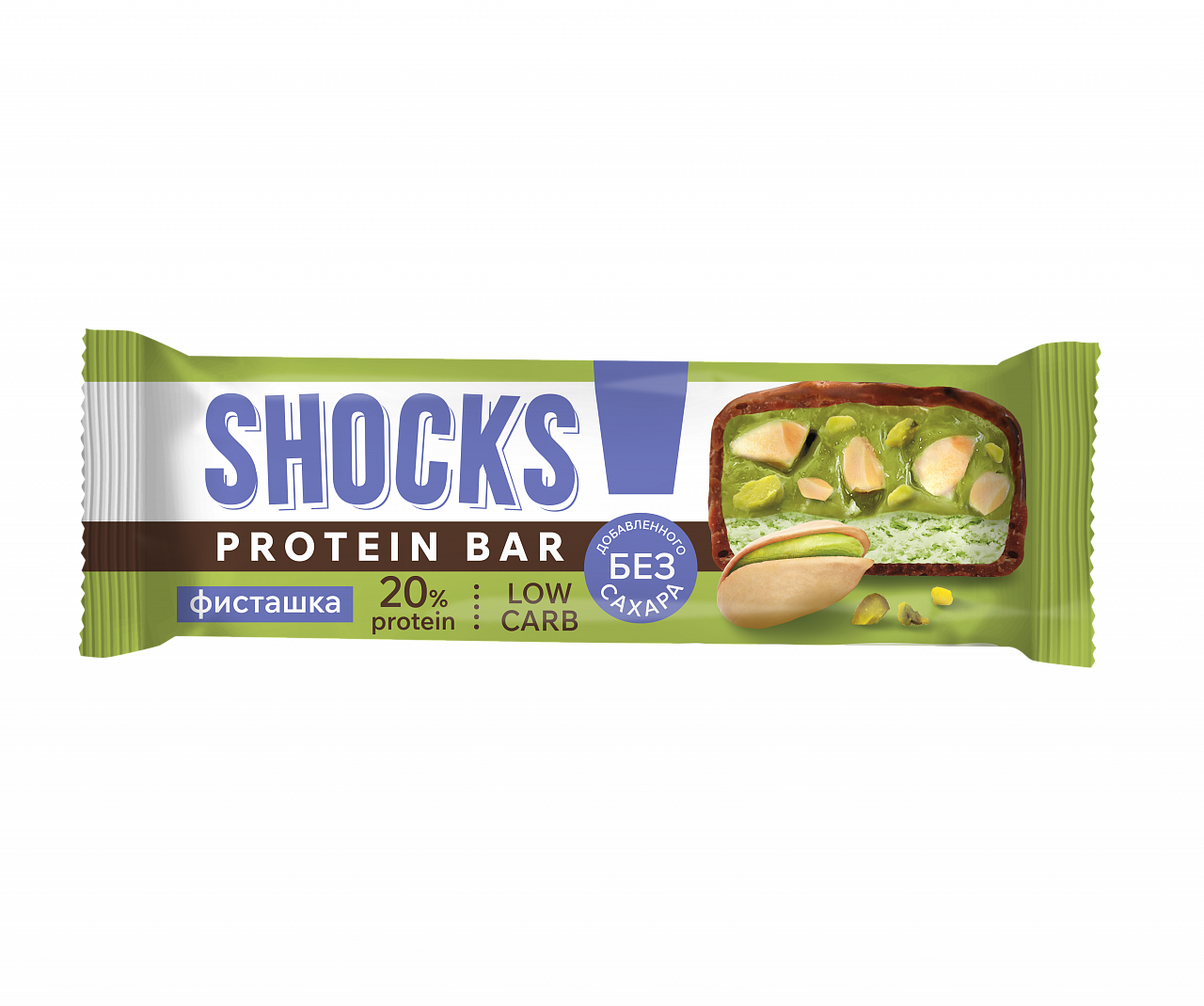 Батончик глазированный FitnesShock (50 гр.) SHOCKS