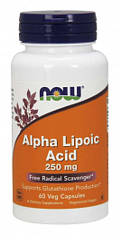NOW Alpha Lipoic Acid 250 мг (60 капс.)