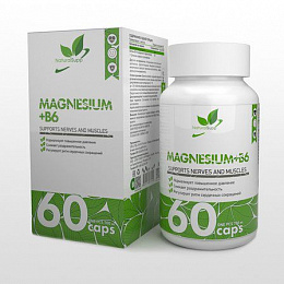 Natural Supp Magnesium + B6 (60 капс.)