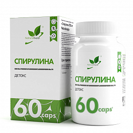 Natural Supp Спирулина (Spirulina) (60 капс.)