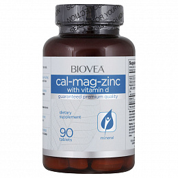 Biovea Cal-Mag-Zinc with Vitamin D (90 табл.)