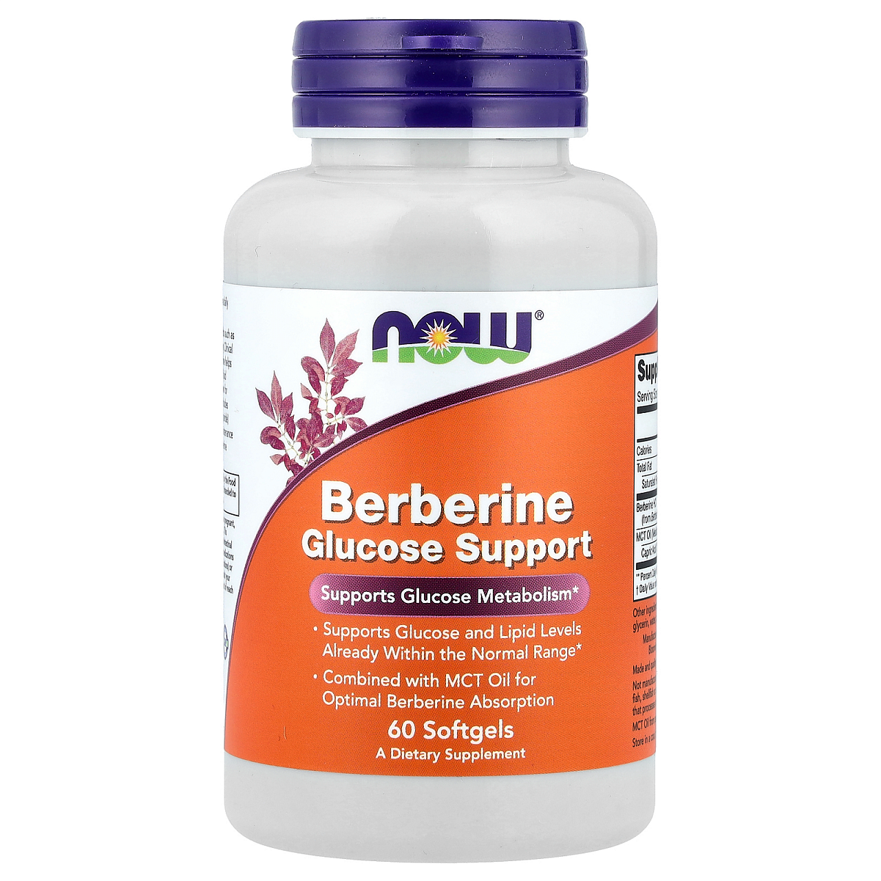 NOW Berberine Glucose Support (60 капс.)