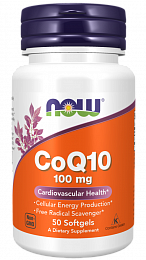 NOW CoQ10 100mg (50 капс.)