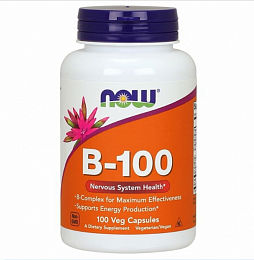 NOW Vitamin B-100 (100 капс.)