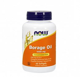 NOW Borage Oil 1000mg (60 капс.)
