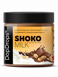 DopDrops Паста молочный шоколад и арахис "ShokoMILK Peanut Butter" (1000 гр)