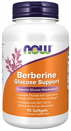 NOW Berberine Glucose Support (90 капс.)