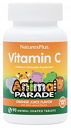 NaturesPlus Детский Vitamin C без сахара (90 жев. табл.)