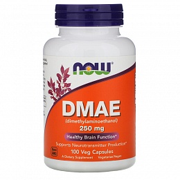 NOW DMAE 250 mg (100 капс.)
