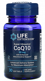 Life Extension Super Ubiquinol CoQ10 50mg (30 капс.)