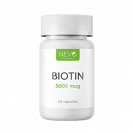 NEVO organic Biotin 5000 (60 капс.)