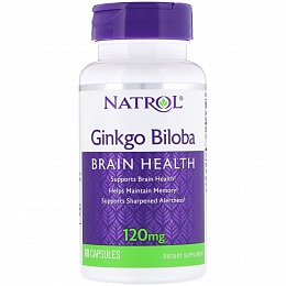 Natrol Ginkgo Biloba 120 mg (60 таб.)