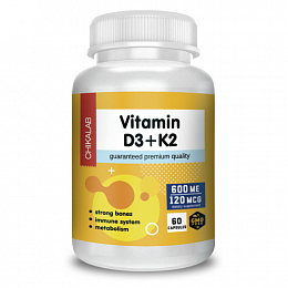 Chikalab Витамин D3+K2 (60 кап.)