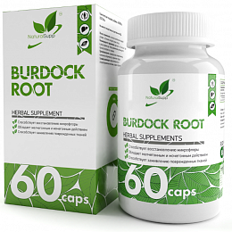 Natural Supp Burdock root-Корень лопуха (60 капс.)