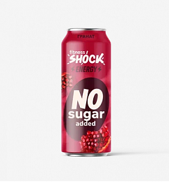 Напиток FitnesShock Energy No Sugar added (450 мл.)