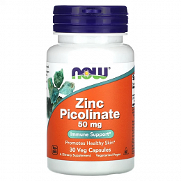 NOW Zinc Picolinate 50 mg (30 вег.капс.)