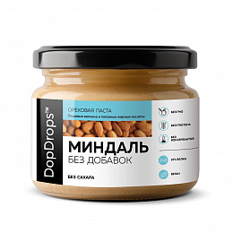 DopDrops Паста Миндальная без добавок (250 гр)