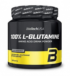 Biotech 100% L-glutamine (240 гр.)