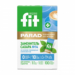 Заменитель сахара на основе стевии Fit Parad №14 саше (50гр/100 шт.)