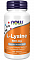 NOW L-Lysine 500 мг (100 табл.)