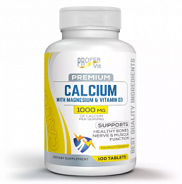 Proper Vit calcium magnesium with vitamin d3 (100 капс.)