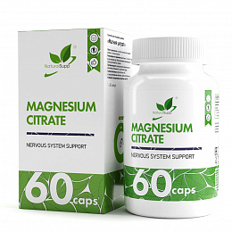 Natural Supp Magnesium Citrate (60 капс.)