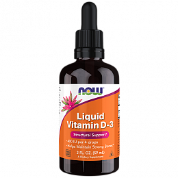 NOW Liquid D-3 400 IU (59 мл.)