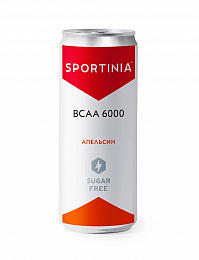 Sportinia BCAA 6000 - Алюминий (330 мл.)