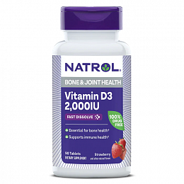 Natrol Vitamin D3 2000 IU (90 таб.)