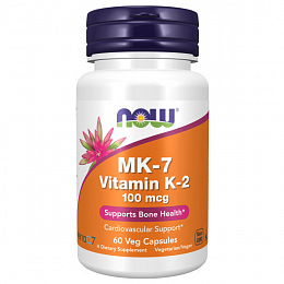 NOW MK-7 Vitamin K-2 100mcg (60 капс.)