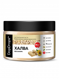 DopDrops Паста десертная натуральная Халва без добавления сахара (250 гр.)