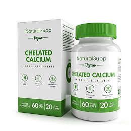 Natural Supp Calcium chelate Vegan (60 капс.)