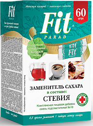 Заменитель сахара Fit Parad №10 саше (50гр/60 шт.)