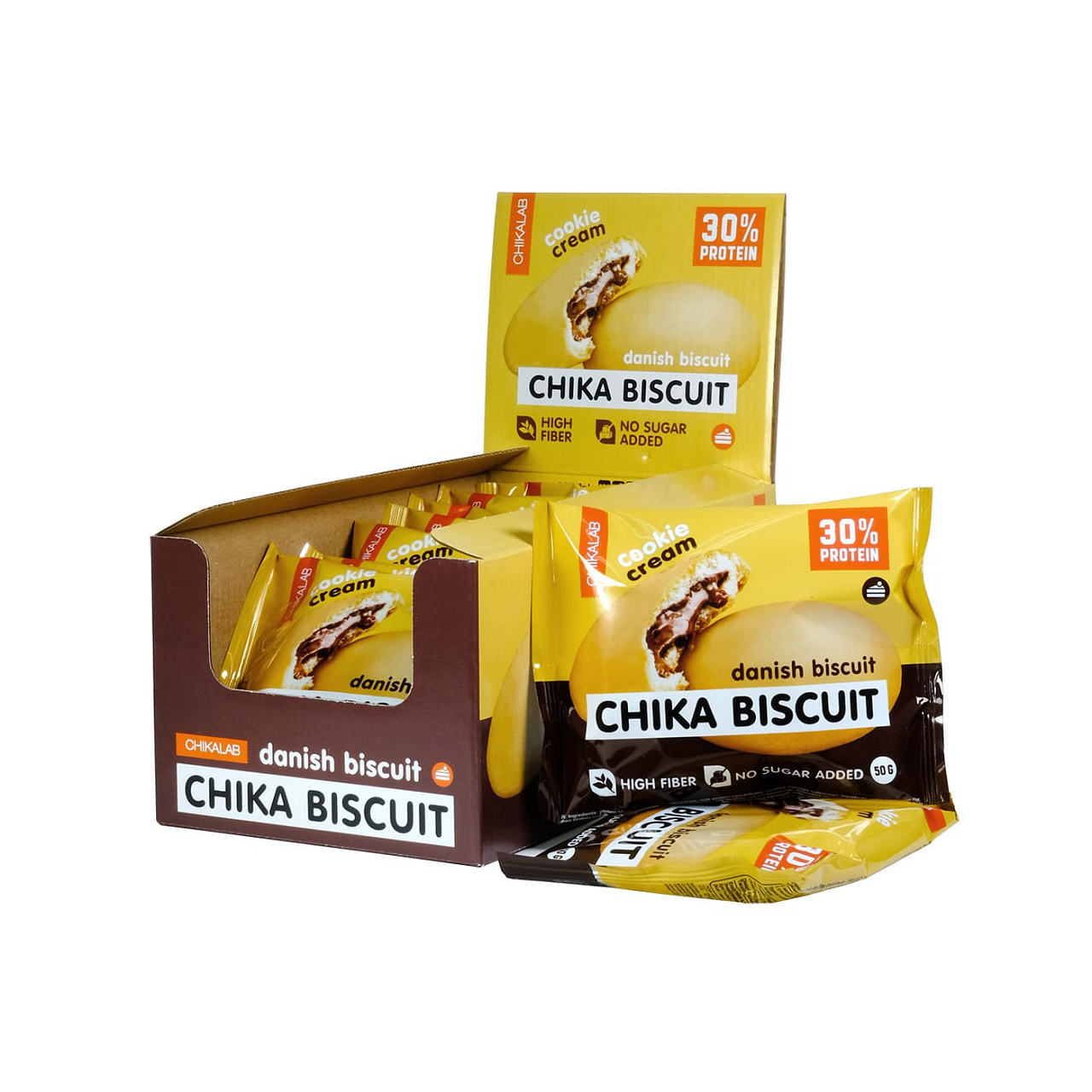 Chika BISCUIT Печенье неглаз. с нач. CHIKALAB (50 гр.)